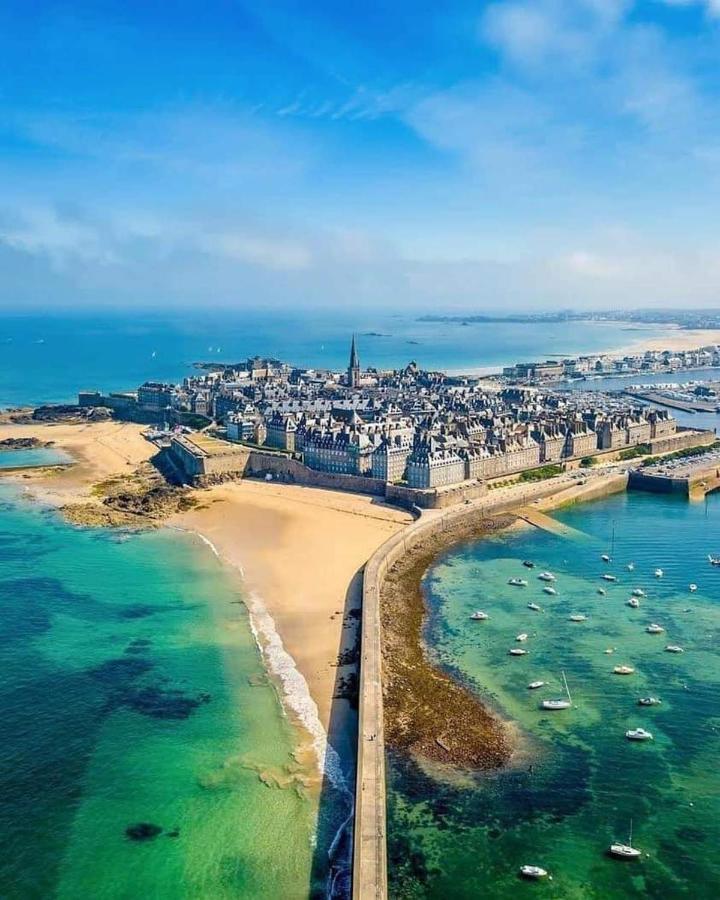 T2 Terrasse De Charme A Rochebonne 400 M Plage Saint-Malo Dış mekan fotoğraf